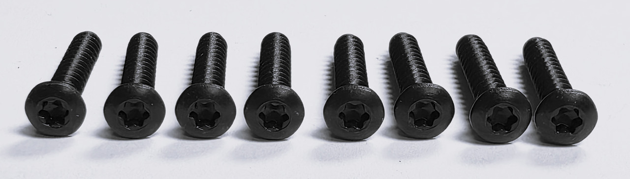 Buick Grand National OEM# 11504069 Headlamp Bezel Screws Stainless steel black set of 8