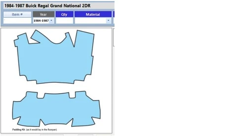 Auto Custom Carpet ACC carpet Jute padding is included when purchasing from Highway Stars