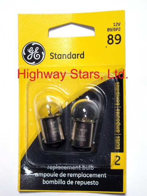  GE bulbs package of 2 GE 89/BP2