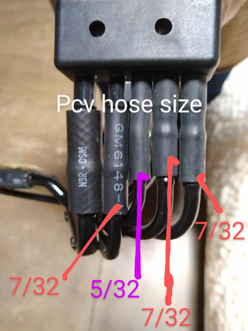 Buick Grand National vacuum tubing size diagram