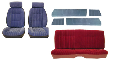 Complete set Monte Carlo Seats front and rear with 4 pc door panel your choice of color from available colors
