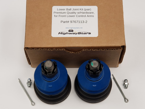 PAIR of Premium original equipment upper ball joints for 84-87