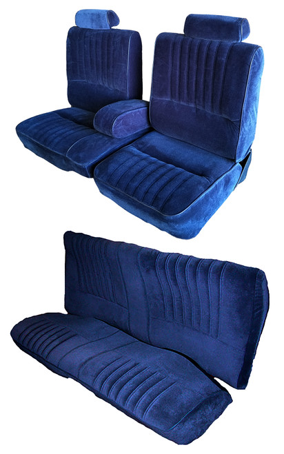 Buick Turbo Regal  T-Type 60/40 Split Bench Seat Covers with rear seat