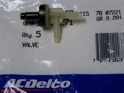 Vacuum Check Valve - Two-Way - ACDelco