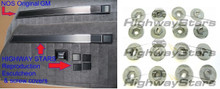Door trim escutcheons and screw covers for Turbo Regal Buick Grand National GNX  door 20656101 20656102 20656103  and thread cutting nuts sold by Highway Stars