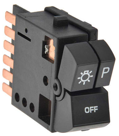 OE Headlamp switch for Buick Regal Grand National replaces GM# 1987380