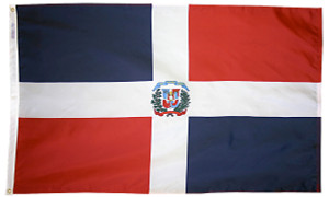 Dominican Republic of Congo - Govt Nylon Outdoor Flag Dominican Republic of Congo - Govt Nylon Outdoor Flag