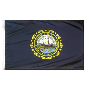 New Hampshire Nylon Outdoor Flag New Hampshire Nylon Outdoor Flag