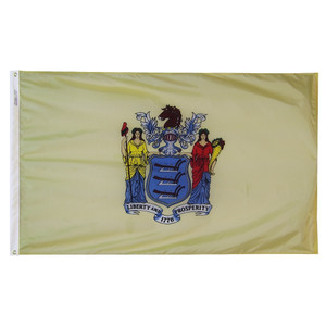 New Jersey Nylon Outdoor Flag New Jersey Nylon Outdoor Flag