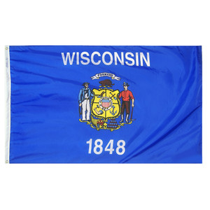 Wisconsin Nylon Outdoor Flag