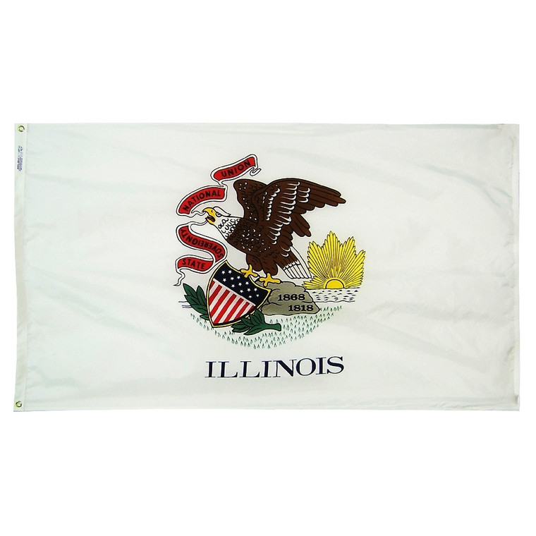 Illinois Nylon Outdoor Flag