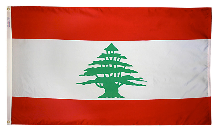 Lebanon Nylon Outdoor Flag
