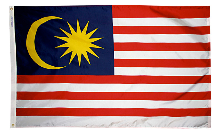 Malaysia Nylon Outdoor Flag