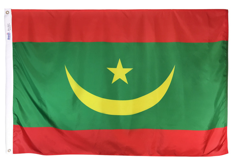 Mauritania Nylon Outdoor Flag