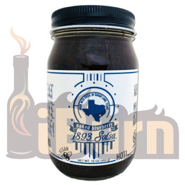 Jar of 1893 Blueberry Hill Hot Salsa