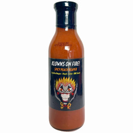 Klowns on Fire Spicy Peach Reaper BBQ Sauce