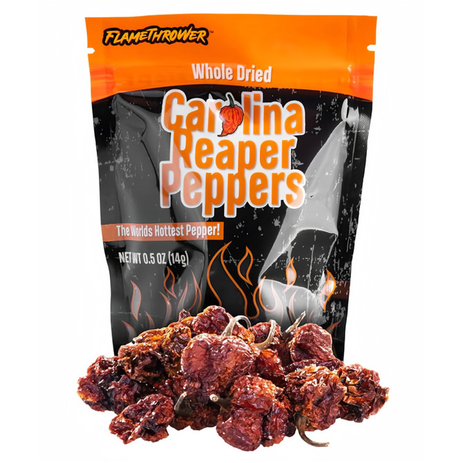 Whole Dried Carolina Reapers