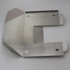 Rear Skid Plate, Viewed from top-side (frame-side)