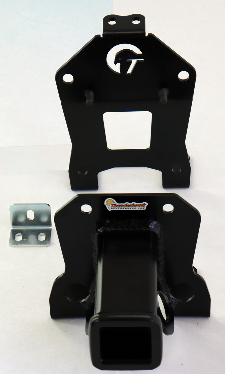 Thunderhawk Double-Shear Rear Receiver Hitch, Twin-Plate design fits with Polaris Bumper