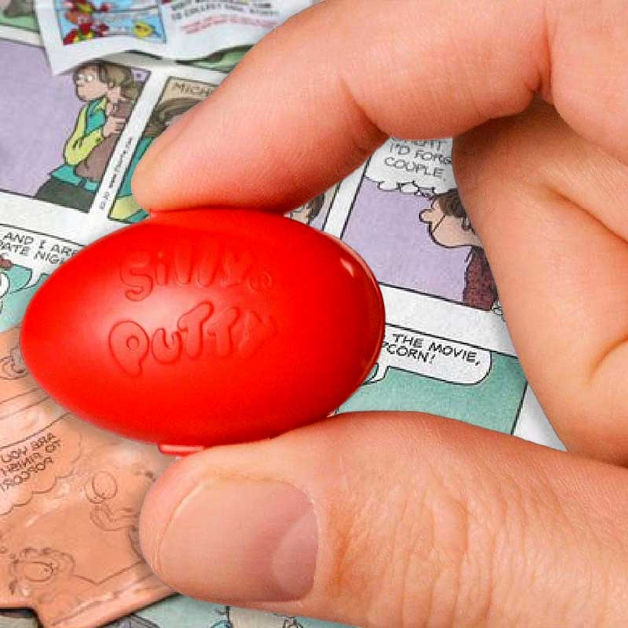 red silly putty