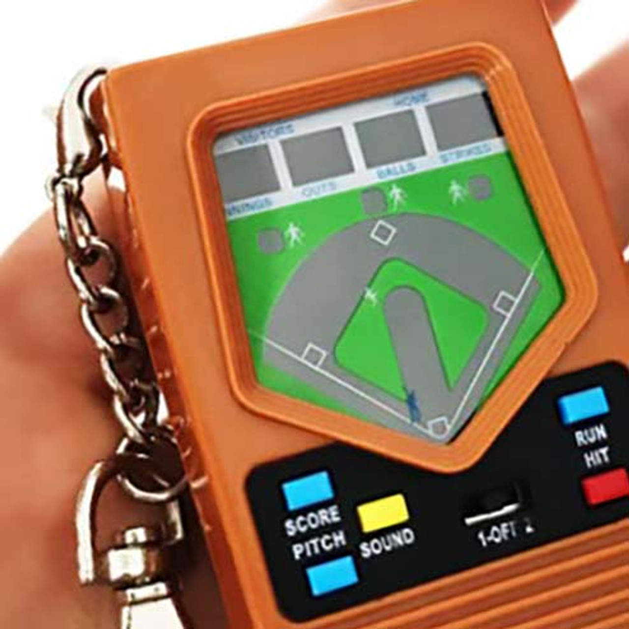 mattel handheld baseball game