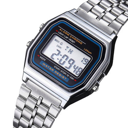 retro led watch