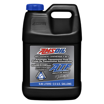 AMSOIL Signature Series Fuel-Efficient 100% Synthetic Automatic Transmission Fluid 2.5 Gallon Jug
