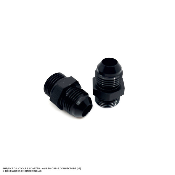 8HP/DCT AN8 TO ORB-8 CONNECTORS FOR OIL COOLER ADAPTER (x2)
