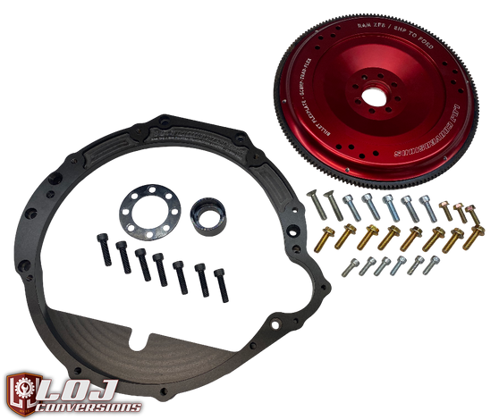 Ford Modular / Coyote / Godzilla to Hemi 8HP / ZF8 Transmission Adapter Package (8-Bolt)