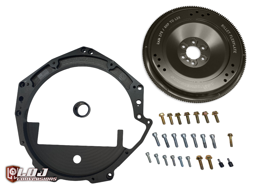 自作用トランスセット(PT,CT,OPT)ゼネラルトランスARITO'Sトランス LS / LT to Hemi 8HP / ZF8 Transmission Adapter Package (6-Bolt)