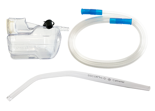 Quickdraw Replacement Canister w/ 3ft Tubing & HI-D Suction Catheter