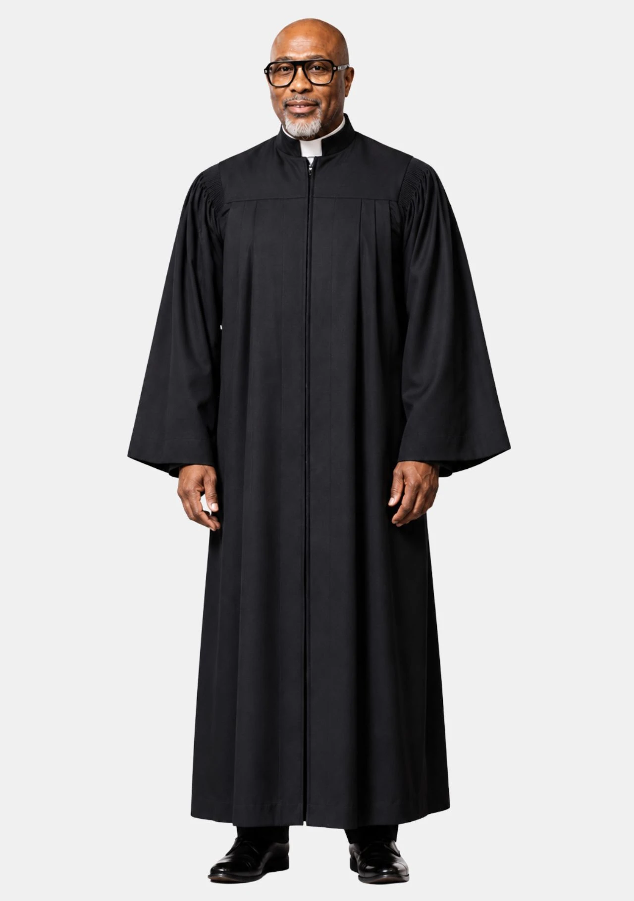 Samson Geneva Pulpit Robe for Men Black