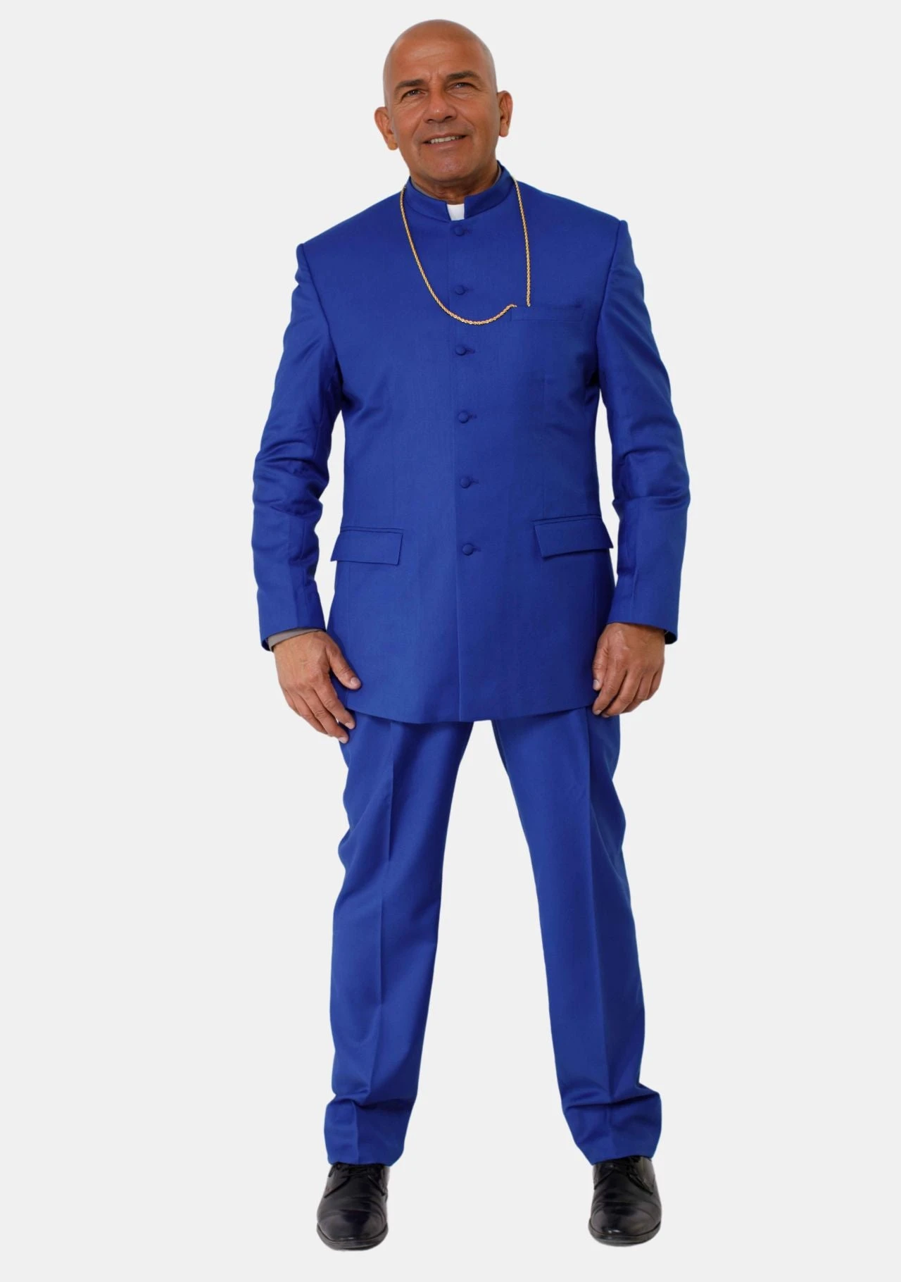 Ziphion Royal Blue Pastor Suit