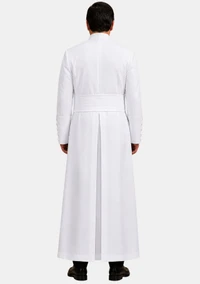 Blessed White Priest Robe Backlook