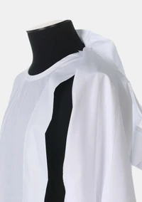 Double Pleat Pastor Alb for Men