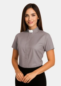 Women's Tab Collar Clergy Shirt