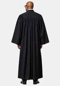 Samson Geneva Pulpit Robe for Men Black