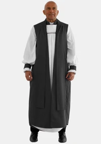 Black Men's Rochet and Chimere Set