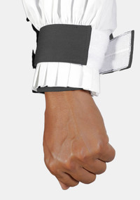 Black Men's Rochet and Chimere Set