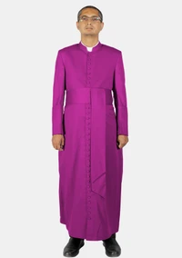 Men's Red Purple Rochet and Chimere Set
