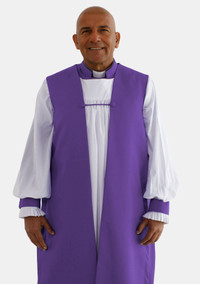 Men's Purple Chimere and Rochet Set