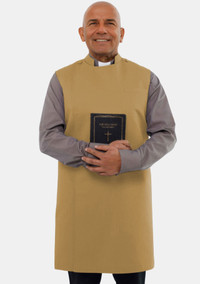 Blissful Gold Clerical Apron for Men