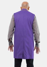 Servant Heart Purple Bishop Clergy Apron for Men