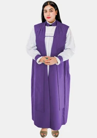 Anglican Female Clerical Chimere Roman Purple