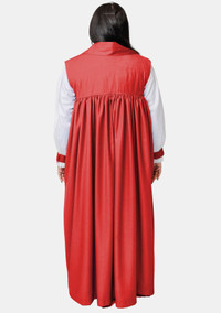 Female Red Rochet and Chimere Set