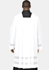 Angelic Square Neck Lace Surplice