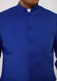 Ziphion Royal Blue Pastor Suit