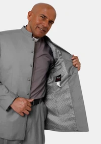Nahshon Men Clergy Grey Suit