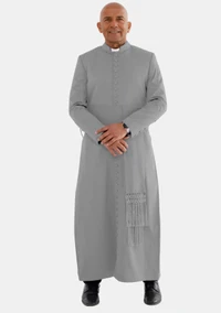Grey Men's Chimere and Rochet Set