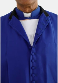 Timothy 33 Button Clergy Chimere for Men Royal Blue